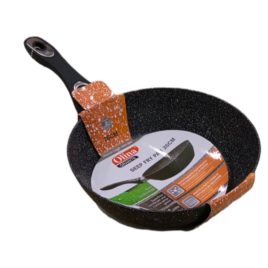 SA12D3267.jpg DEEP FRYING PAN 26CM OLINA 501-7-26 - Image 1
