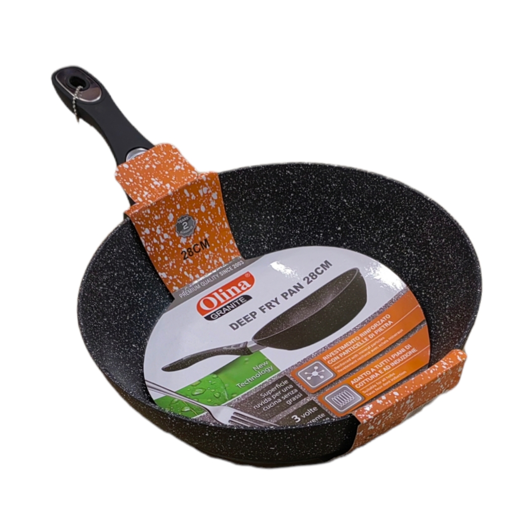 SA12D3281.jpg DEEP FRYING PAN 28CM OLINA 501-7-28 - Image 1