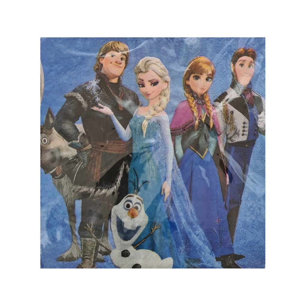 SAB2DPS5F3.jpg PARTY SERVIETTES-FROZEN - Image 1