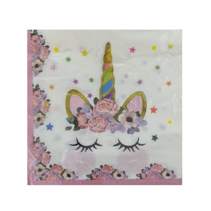 PARTY SERVIETTES-UNICORN