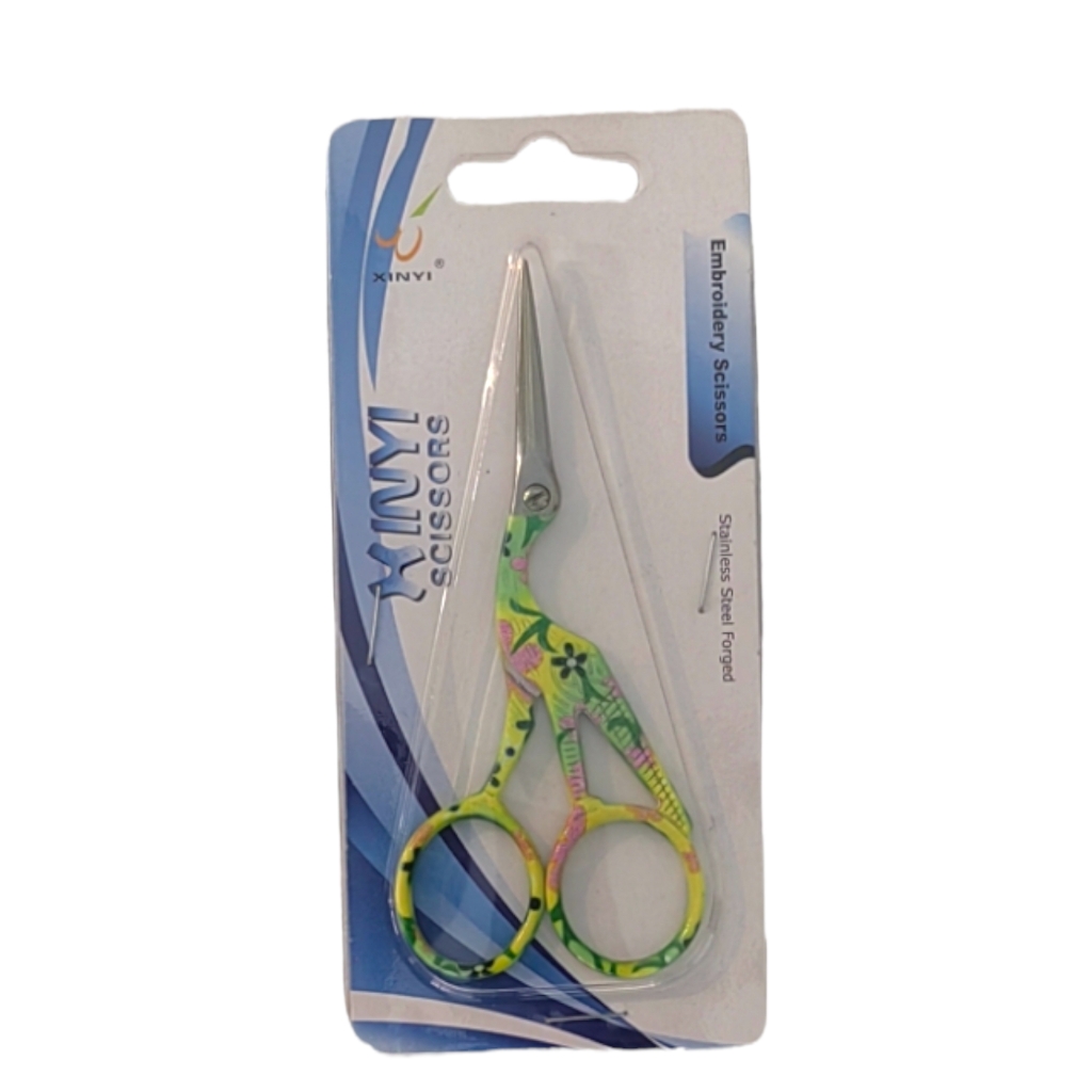SESC5FG.jpg EMBROIDERY SCISSOR STORK COLOR GREEN - Image 1