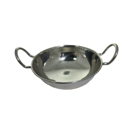 S/S KADHAI COPPER BASE 14CM