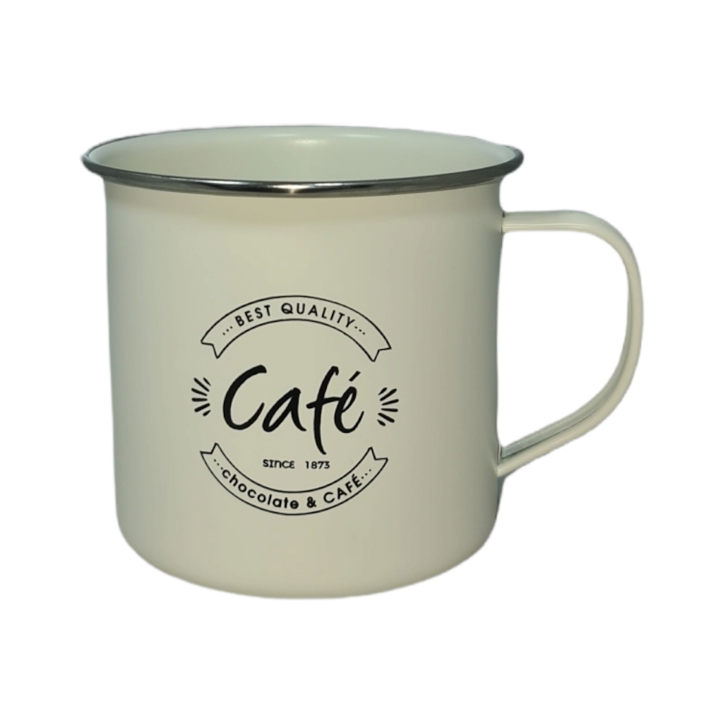SG2D1842.jpg WHITE METAL MUGS ENAMEL - Image 1