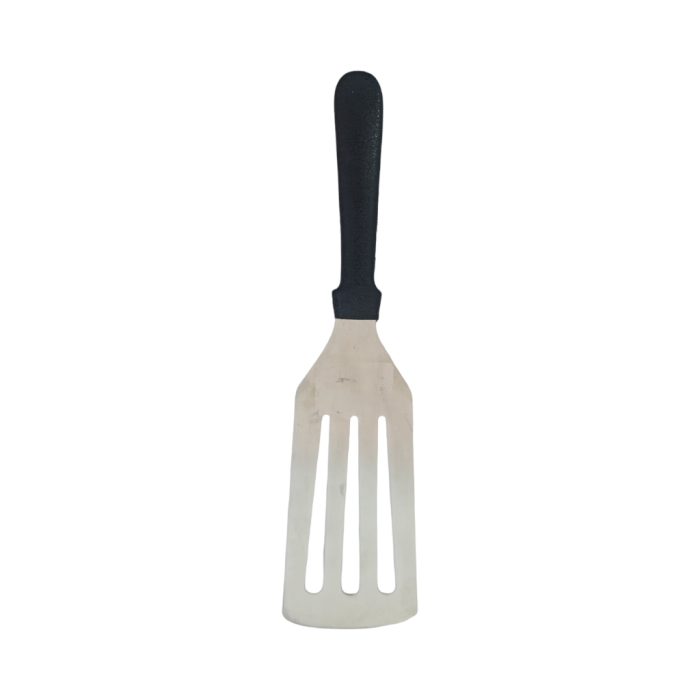SLOTTED TURNER WITH BLACK HANDLE - Image 1