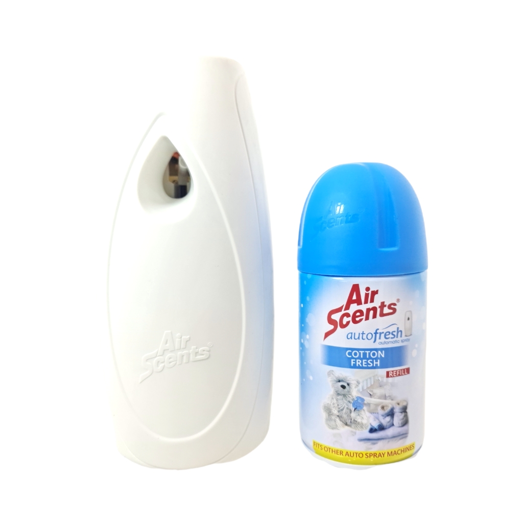 SH1039.jpg AIR SCENTS AUTOFRESH MACHINE + 2REFILLS - COTTON FRESH - Image 1