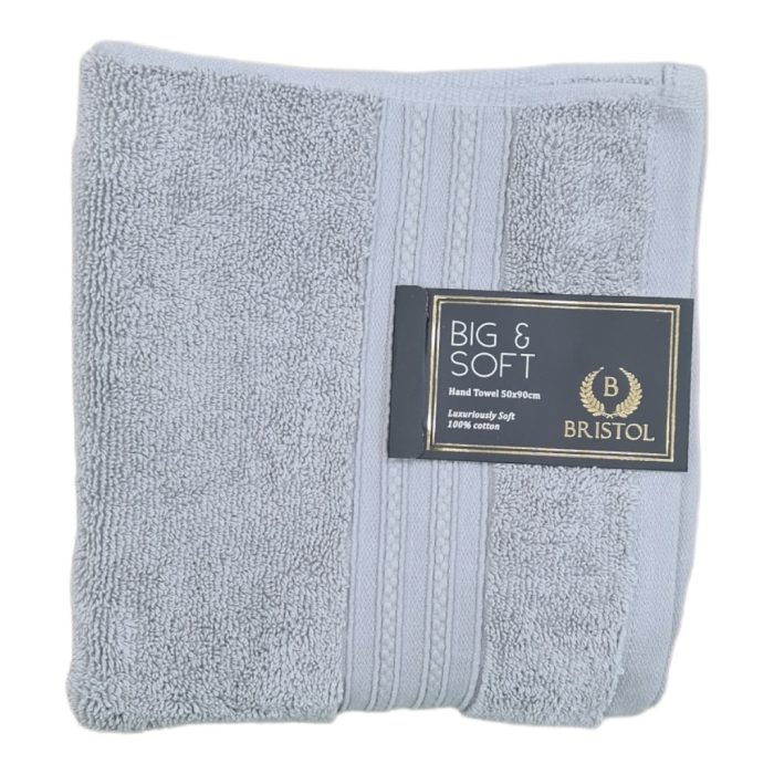 BIG & SOFT LUXURY HAND TOWEL LIGHT GREY - Image 1