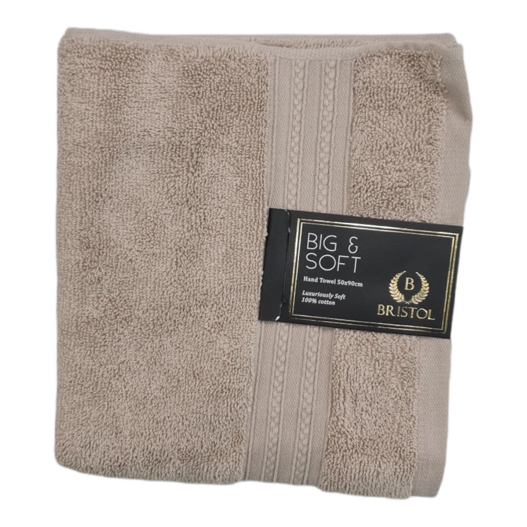 SLHT5FP.jpg BIG & SOFT LUXURY HAND TOWEL PEBBLE - Image 1