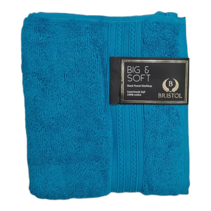 BIG & SOFT LUXURY HAND TOWEL TEAL - Image 1