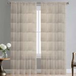 280CM STRIPE LINEN VOILE - BEIGE - Image 2