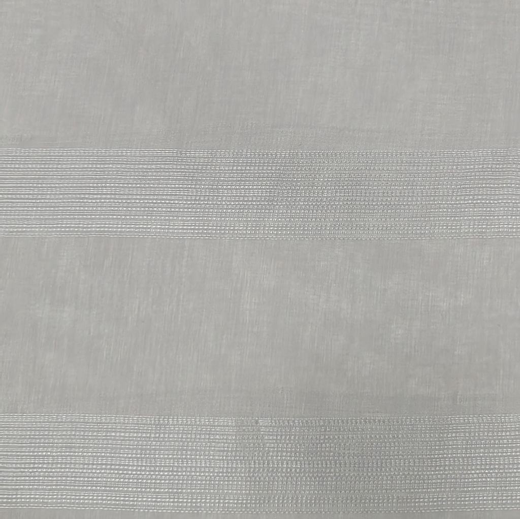 SLV5FLIGHT20GREY.jpg 280CM STRIPE LINEN VOILE - LIGHT GREY - Image 1