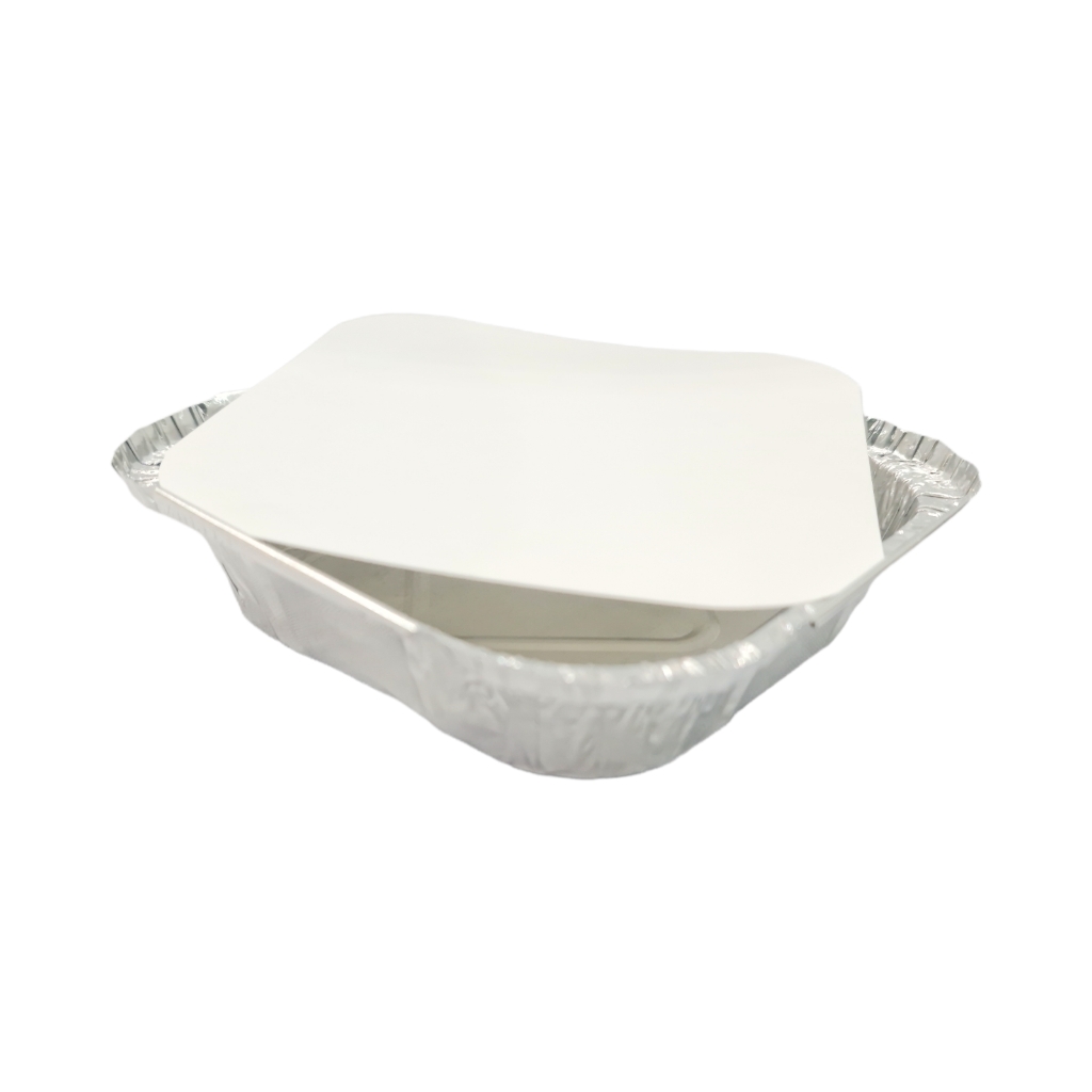 SP2DW4173.jpg SQUARE FOIL CONTAINER + LID 550ML 10PC - Image 1