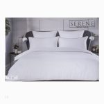 SERENE QUEEN T200 POLY PERCALE DUVET COVER & 2P/C