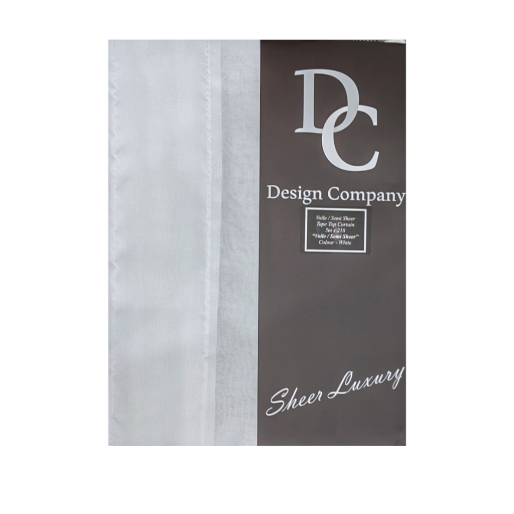 SSVT5FW.jpg SEMI SHEER VOILE TAPE 5MX218-WHITE - Image 1