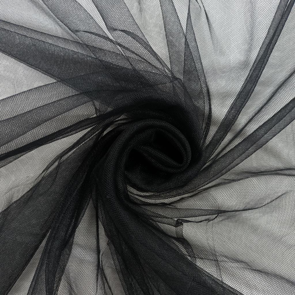 ST35FBLACK231.jpg SOFT TULLE (150CM)(BLACK) - Image 1