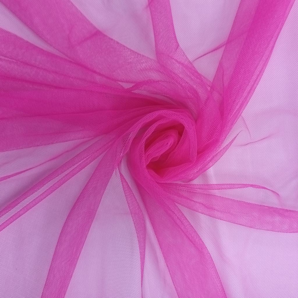 ST35FCERISE231.jpg SOFT TULLE (150CM)(CERISE) - Image 1