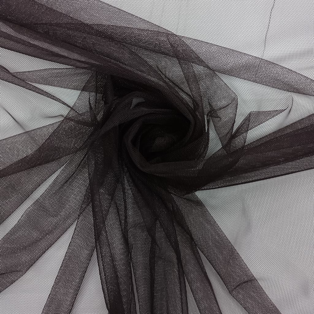 ST35FCHOCOLATE231.jpg SOFT TULLE (150CM)(CHOCOLATE) - Image 1