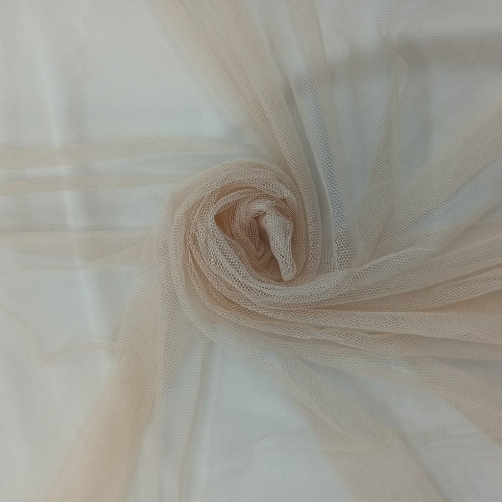 ST35FDARK20NUDE.jpg SOFT TULLE (150CM)(DARK NUDE) - Image 1