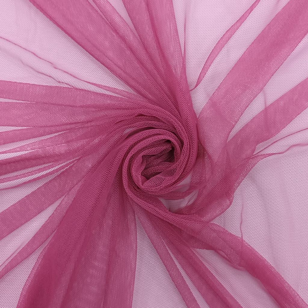 ST35FMESA20ROSE231.jpg SOFT TULLE (150CM)(MESA ROSE) - Image 1