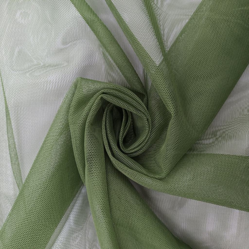ST35FOLIVE231.jpg SOFT TULLE (150CM)(OLIVE) - Image 1
