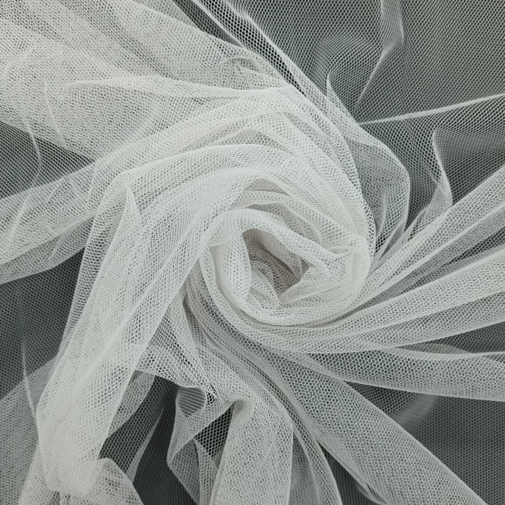 ST35FSILVER231.jpg SOFT TULLE (150CM)(SILVER) - Image 1