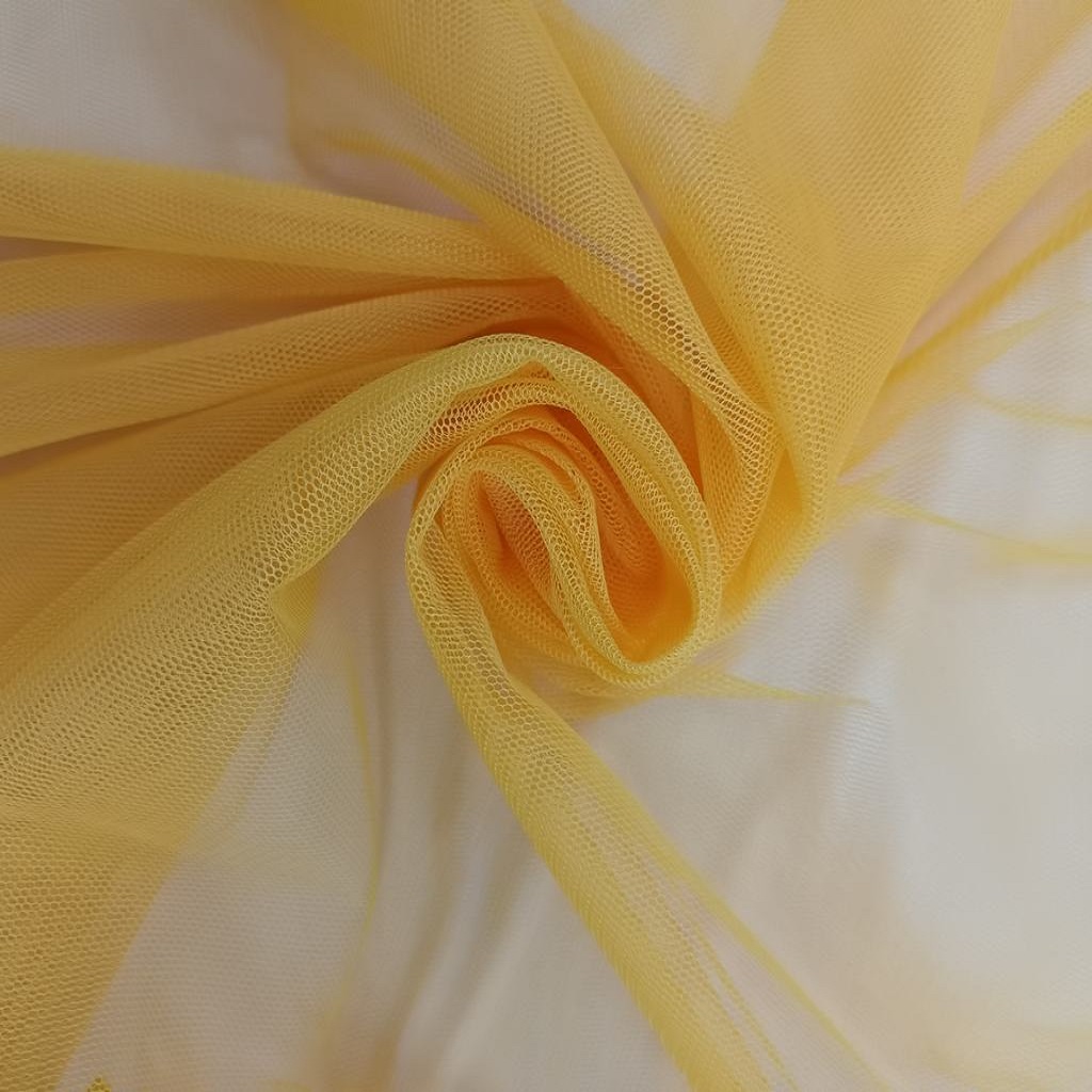 ST35FSUNFLOWER20YELLOW231.jpg SOFT TULLE (150CM)(SUNFLOWER YELLOW) - Image 1