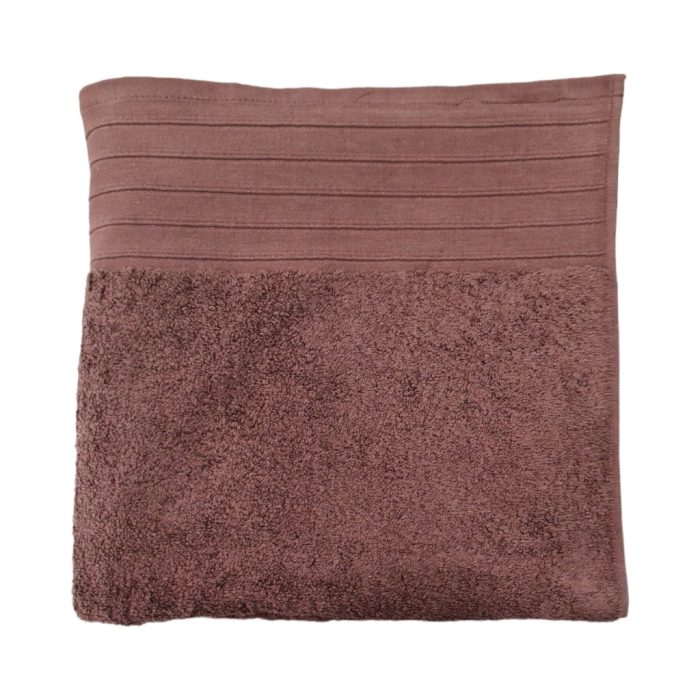 STAY TRUE BATH TOWELS CHOCOLATE BROWN - Image 1