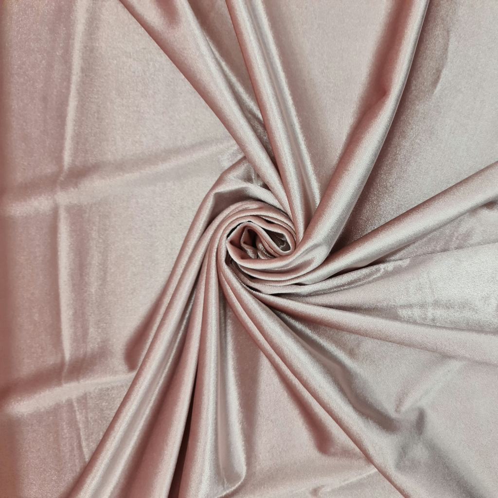 STV5FBLUSH20PINK231.jpg STRETCH VELVET - BLUSH PINK - Image 1