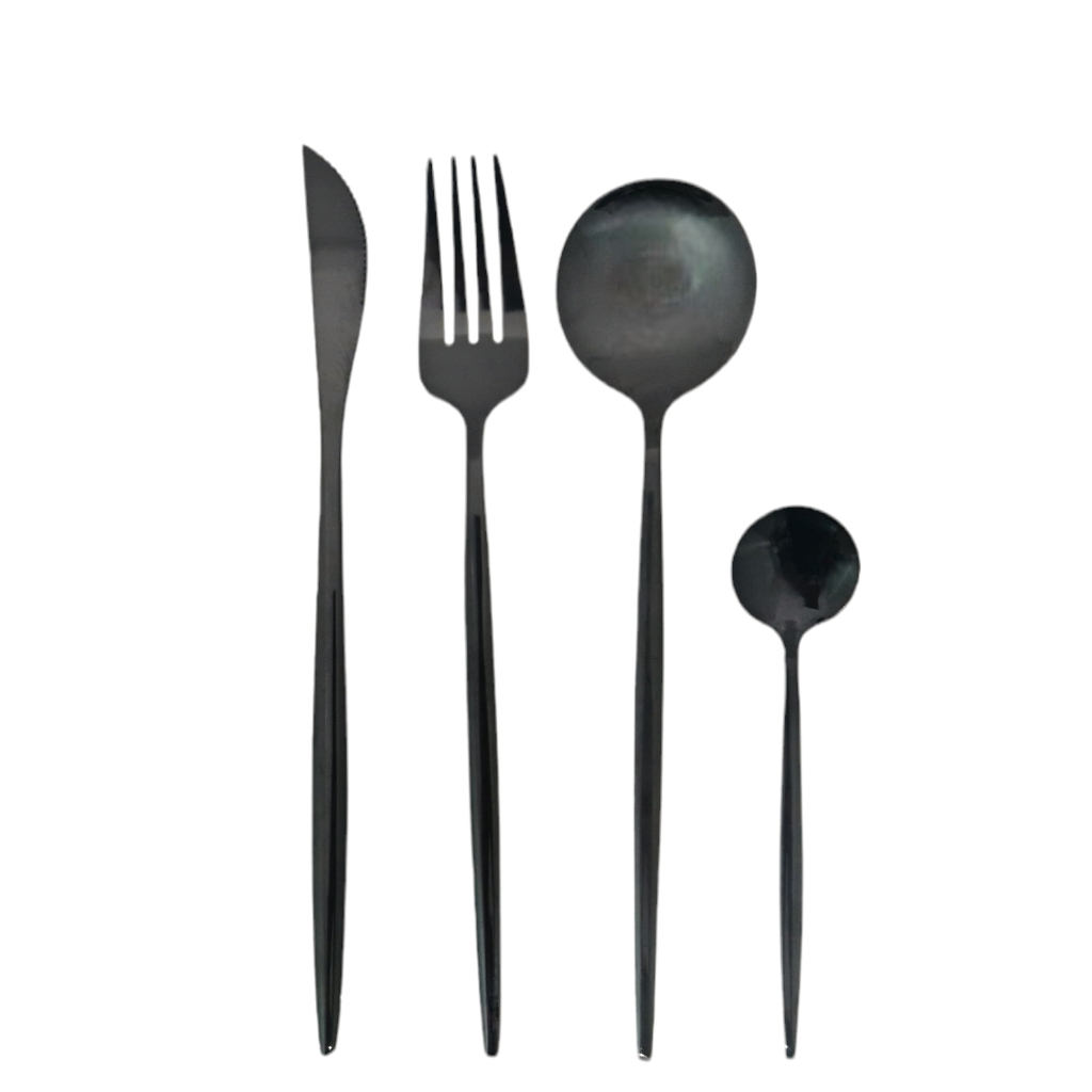 TT2D7186.jpg CUTLERY GIFT SET BLACK - Image 1