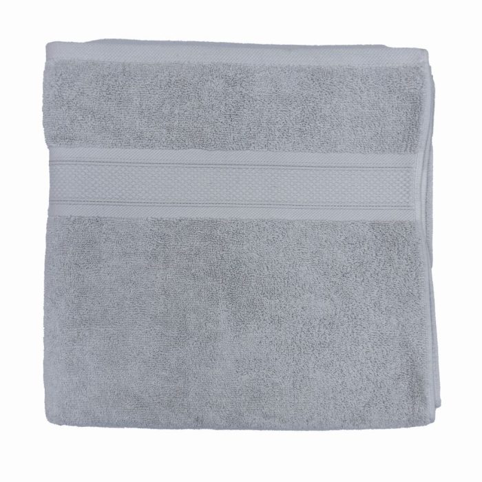 ULTRA SOFT BATH TOWEL 600GSM PLATINUM - Image 1