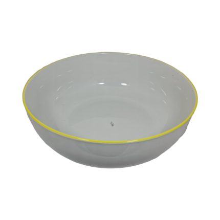 CERAMIC 28CM WHITE SALAD BOWL