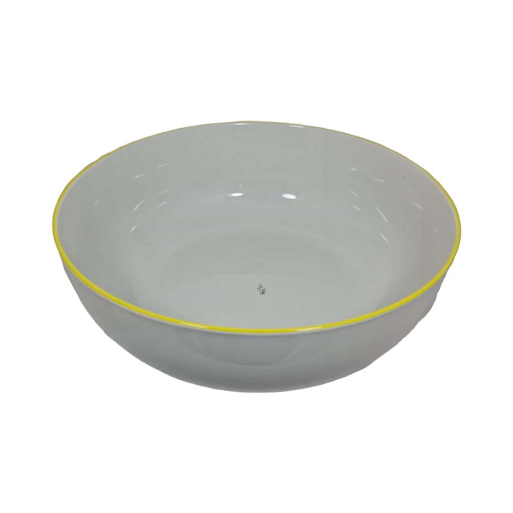 V2D19802.jpg CERAMIC 28CM WHITE SALAD BOWL - Image 1