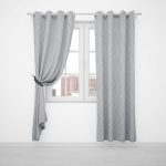 LISA EYELET CURTAIN 225X225 - CREAM - Image 2