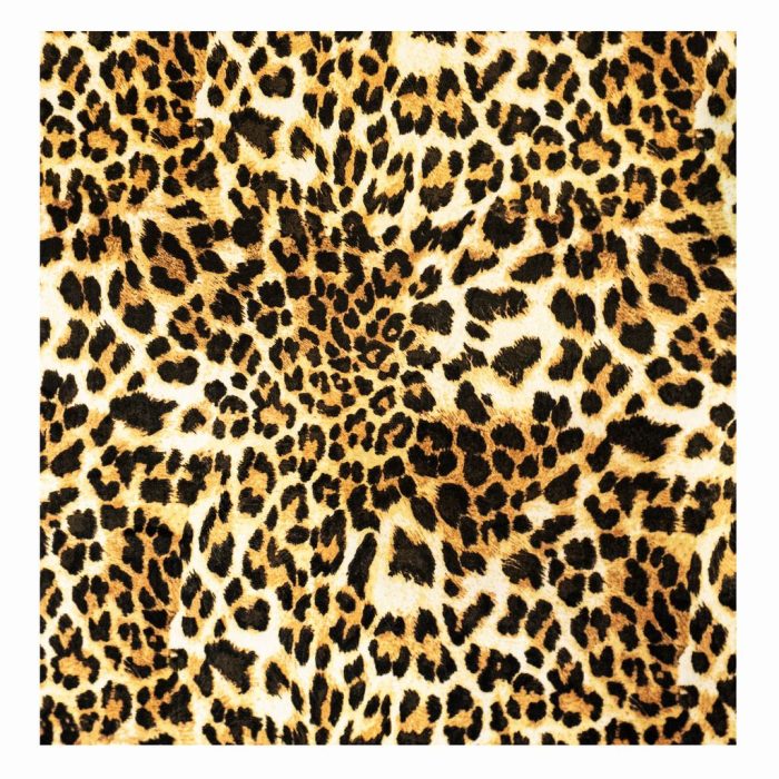 VELVET SCATTER UPHOLSTERY ALL OVER 140CM-LEOPARD SKIN - Image 1