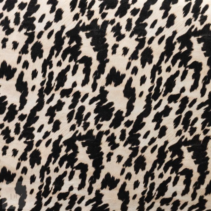 VELVET SCATTER UPHOLSTERY ALL OVER 140CM- NGUNI BLACK - Image 1
