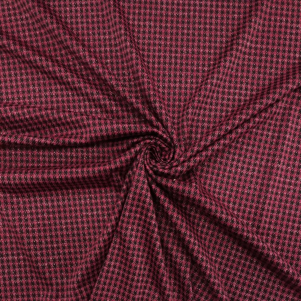 W202D1185FRED.jpg KNITTED CHECK PONTI WITH LUREX - Image 1