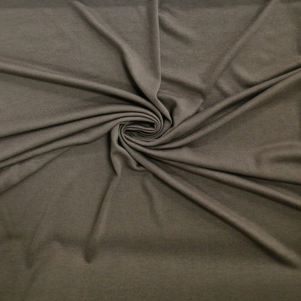 W222D205FCHOCOLATE.jpg COMPACT KNIT CUT SEW - CHOCOLATE - Image 1