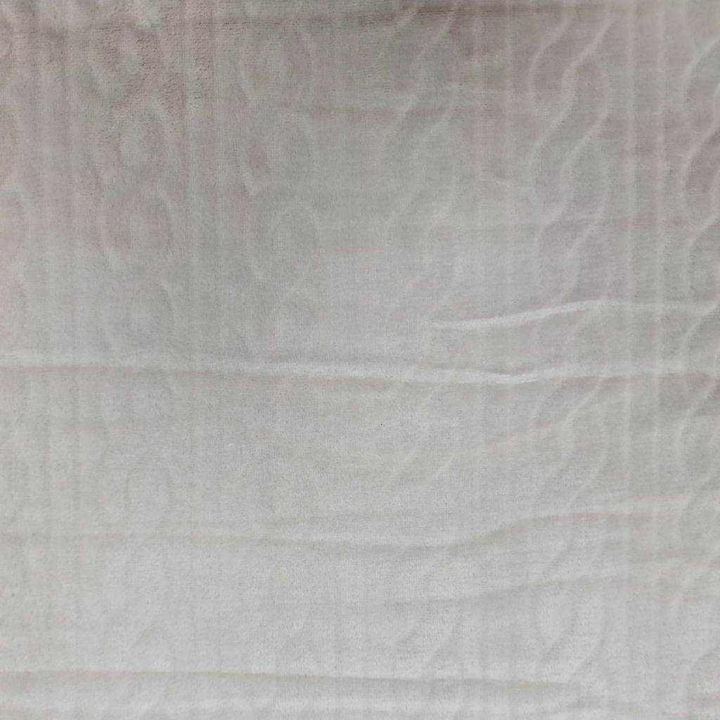 W222D2415FNUDE.jpg 150CM PLAIN JACQUARD FLEECE - NUDE - Image 1