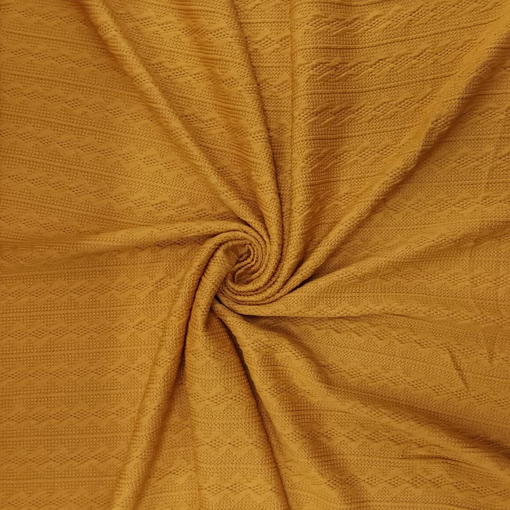 W222D315FOCHER.jpg CABLE KNIT - OCHER - Image 1