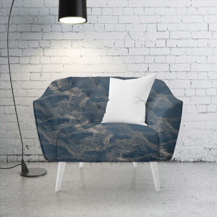 280CM 100% POLYESTER UPHOLSTERY/CURTAINING FABRIC-BLACK - Image 2