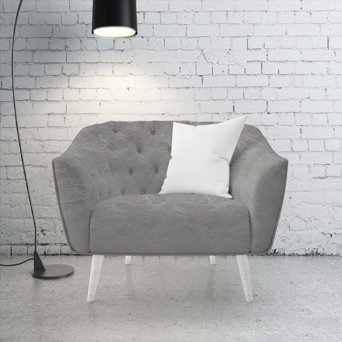 280CM 100% POLYESTER UPHOLSTERY/CURTAINING FABRIC-CREAM - Image 2