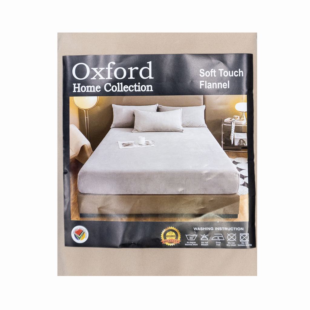 WPMQ5FST231.jpg WINTER FITTED FLANNEL QUEEN 3PC SET - STONE - Image 1