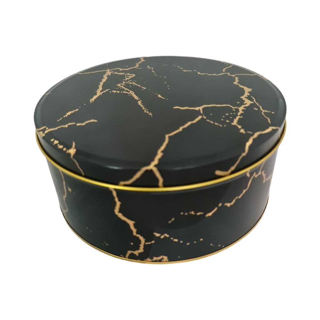 XTIN062L.jpg METAL TIN CONTAINER LRG - Image 1