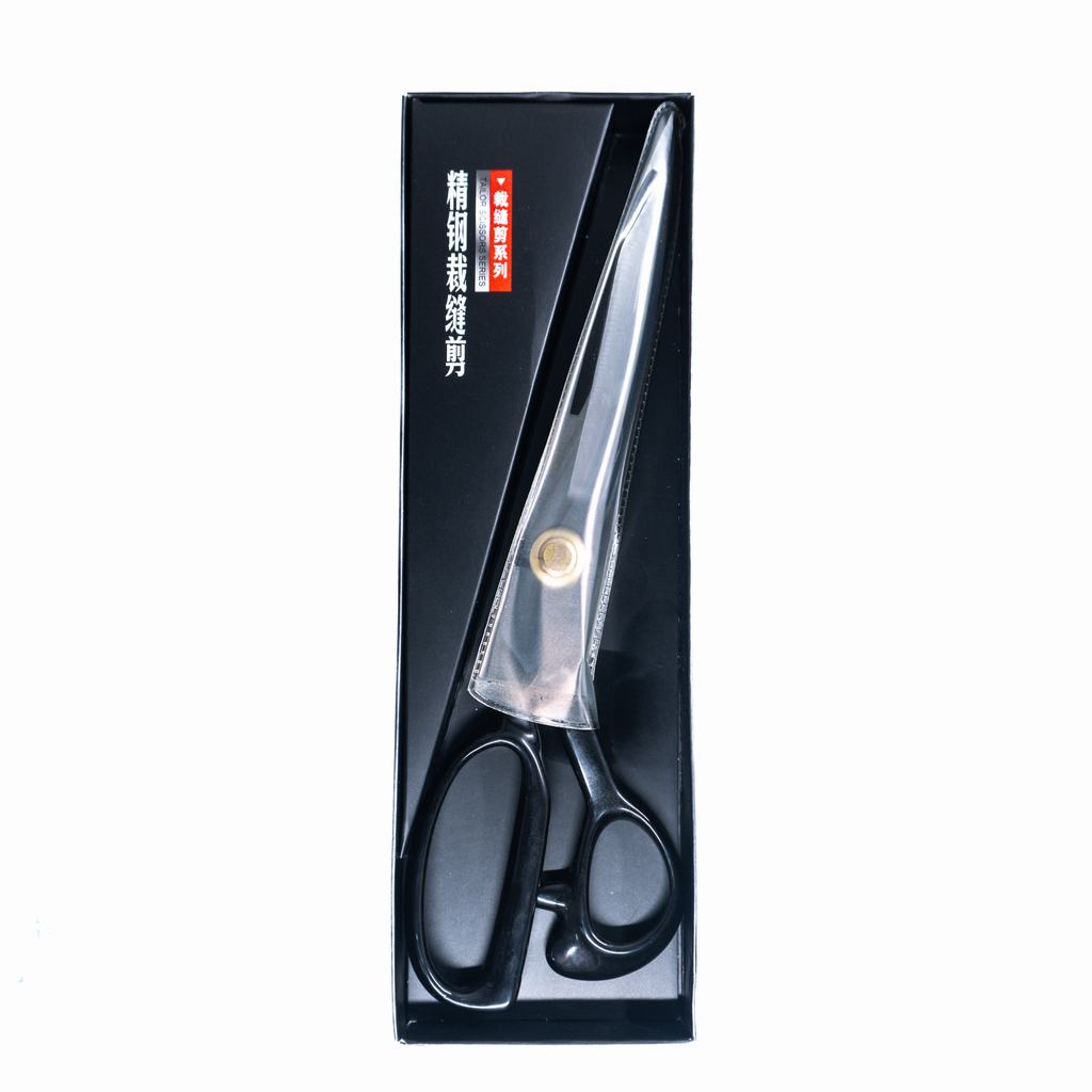 YDL002D2.jpg 12'BLACK HANDLE YDL SCISSORS - Image 1