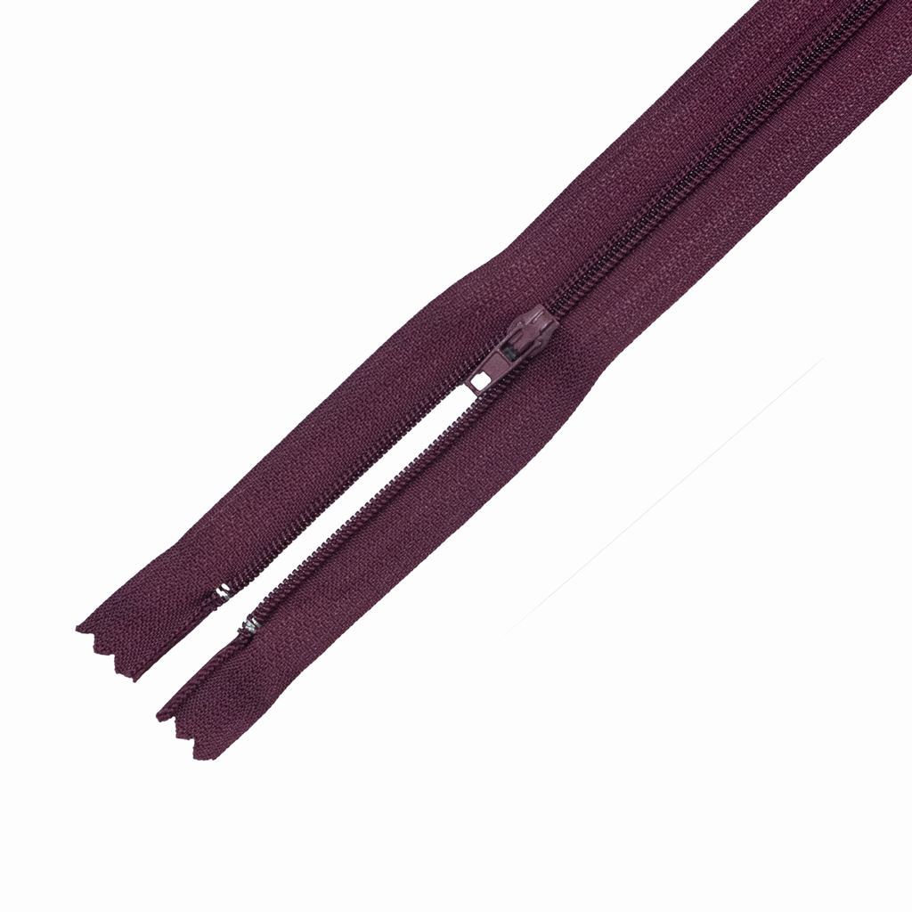 Z455FM231.jpg ZIP 45CM  MAROON - (9) - Image 1