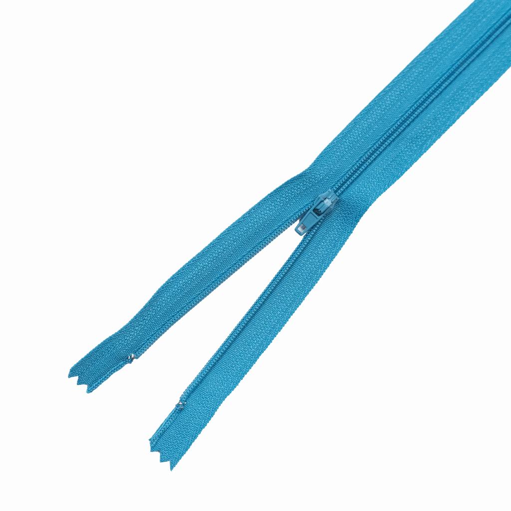 Z455FTB231.jpg ZIP 45CM TQ,BLUE - (28) - Image 1