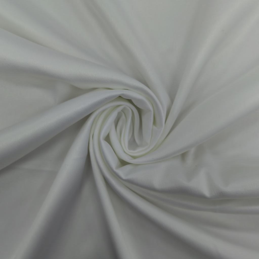 01325FIVORY-2.jpg 150CM STRETCH DUTCH SATIN - IVORY - Image 1