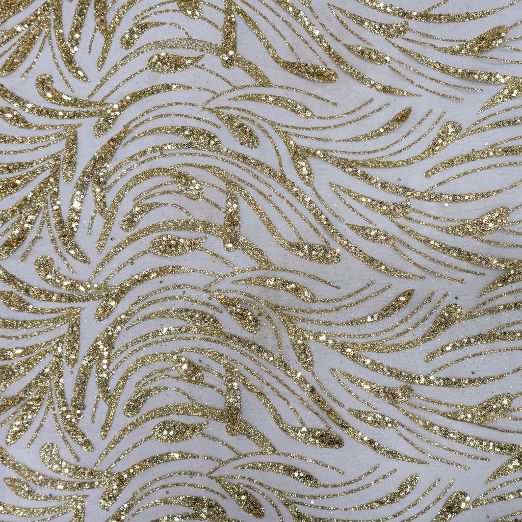 1008912D115FGOLD231.jpg CAVIAR TULLE 150CM - Image 1