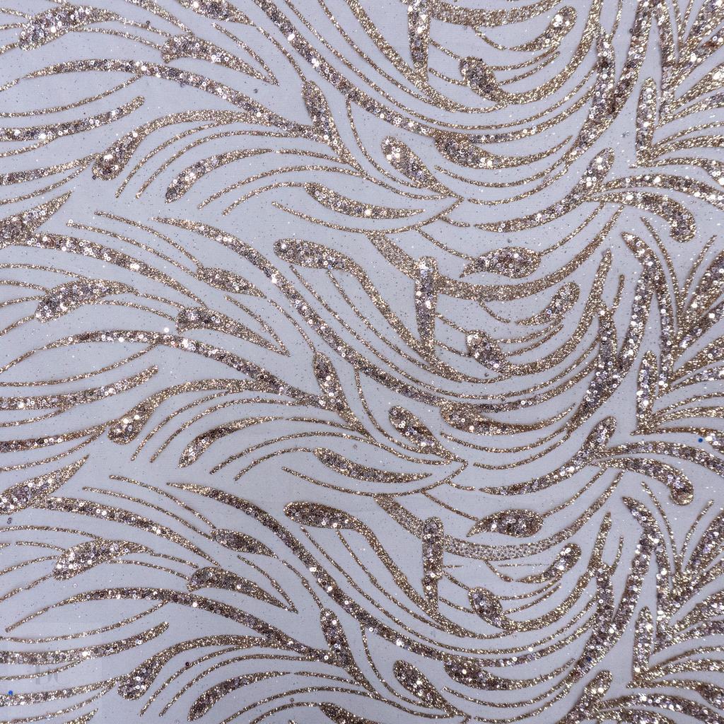 1008912D115FROSE20GOLD231.jpg CAVIAR TULLE 150CM - Image 1