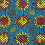 115CM PRINTED POLYESTER WAX