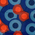 115CM PRINTED POLYESTER WAX